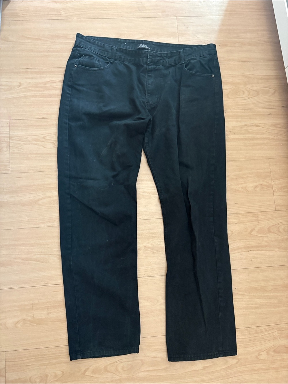 Dolce and gabana size 36 Men's Black Straight-Leg Jeans